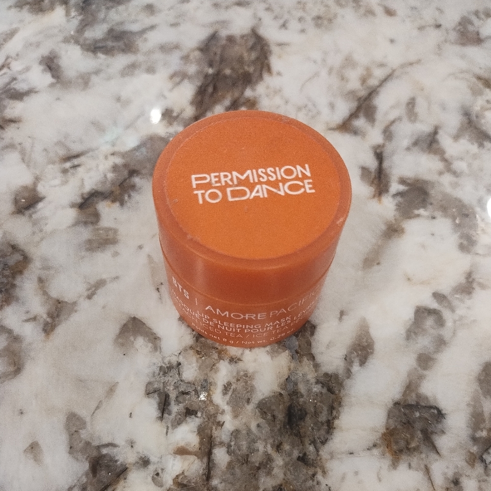 BTS Amore Pacific Laneige Peach Iced Tea Lip Sleeping Mask, Deluxe Size New